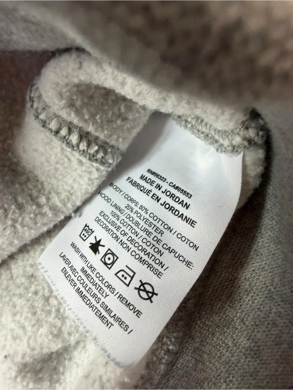 Nike Sportswear Club Fleece Kids Small Gray Pullover Hoodie